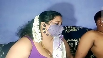 A Lustful Indian Wife Gives A Blowjob.