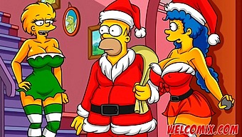 Christmas Surprise: Husband Gifts Wife To Homeless In Simpson-Inspired Hentai