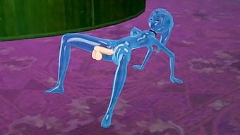 Seductive 3d Hentai Game Featuring A Woman With Slime-Themed Elements