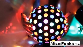 Alison Tyler'S Voluptuous Breasts Shine On The Dance Floor
