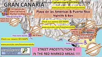 Explore The Vibrant Nightlife Of Las Palmas With This Adult Map