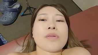 Petite Japanese Teen Gets Her First Taste Of Cum In A Cafe