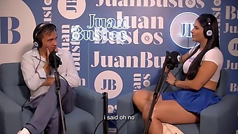 Salome Gil'S Intimate Area Is Vigorously Penetrated By The Attractive Dwarf Juan Bustos In A Podcast
