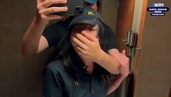 Dangerous Public Encounter In A Restroom Leads To Passionate Encounter With Mcdonald'S Employee After Accidental Soda Spill - Eva Soda