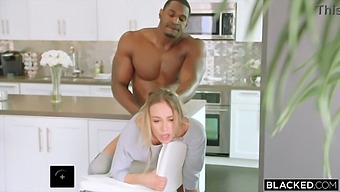 She Cheats On Him With His Muscular Black Friend After Being Left Alone
