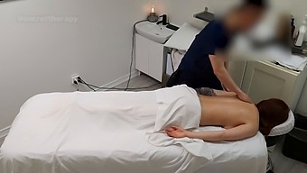 A Young Waitress Receives An Unexpected Massage From A Spa Customer