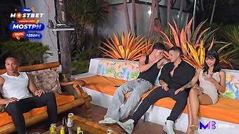 Max Betancur And Tatiana Alvarez In A Hot Threesome With A Naughty Twist.